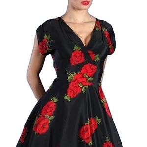 Stop Staring Vintage-Look Pinup Dress size L